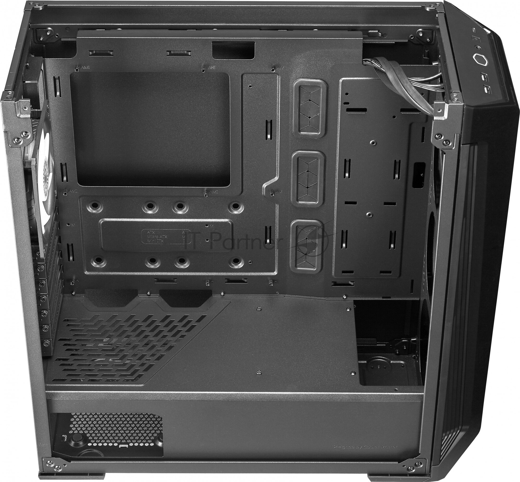 Корпус eATX Cooler Master MB540-KGNN-S00 черный, без БП, боковая панель из закаленного стекла, 2*USB 3.2, USB Type-C, audio - фото №20