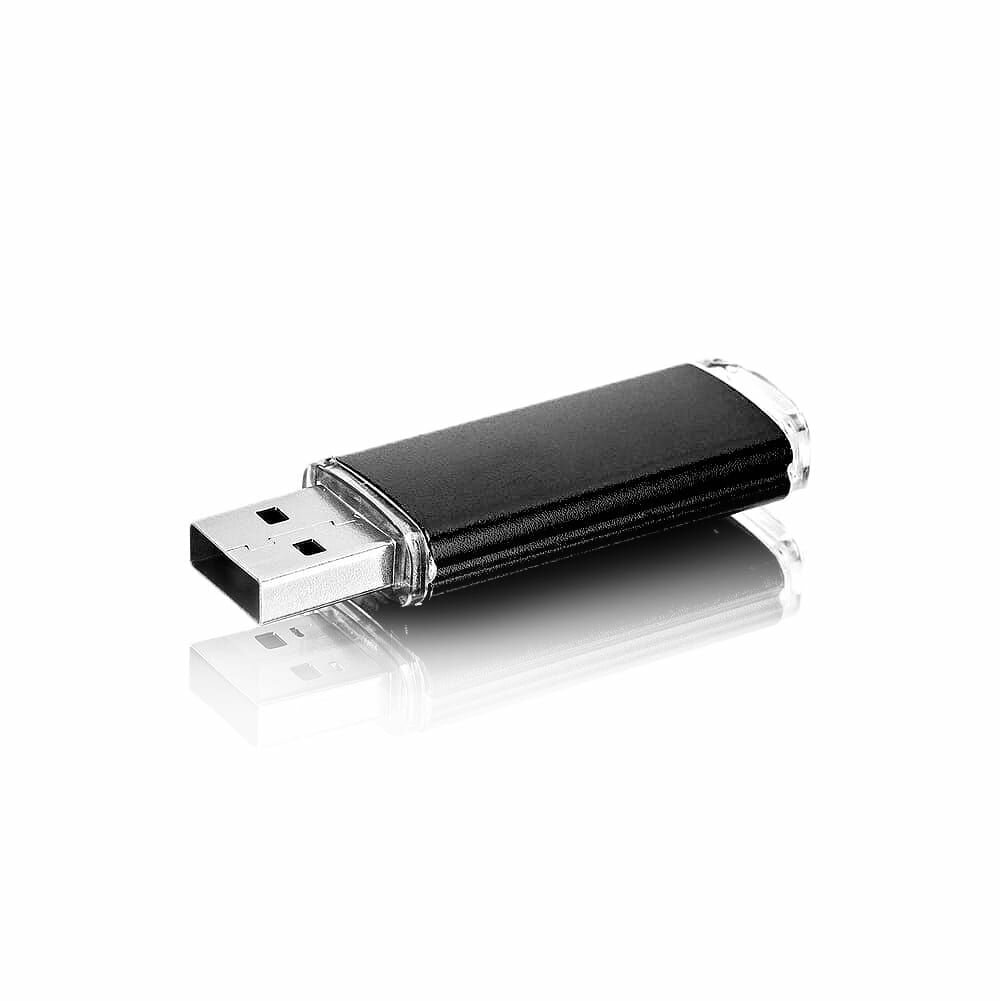 Флешка Simple, 32 ГБ, черная, USB 2.0, арт. F23