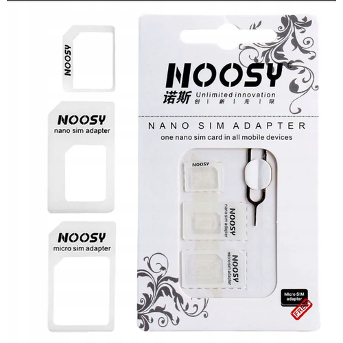 Набор адаптеров NOOSY (SIM/NanoSIM/MicroSIM/Шило)