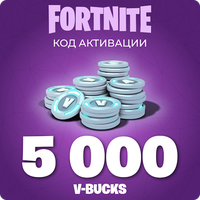 Карта пополнения Fortnite 5000 V-Bucks