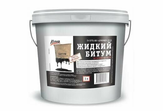 фото Жидкий битум 3л на основе 70/30