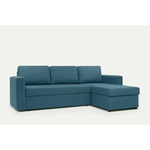 Диван угловой Порту Textile Ocean, 226 см х 155 см х 90 см