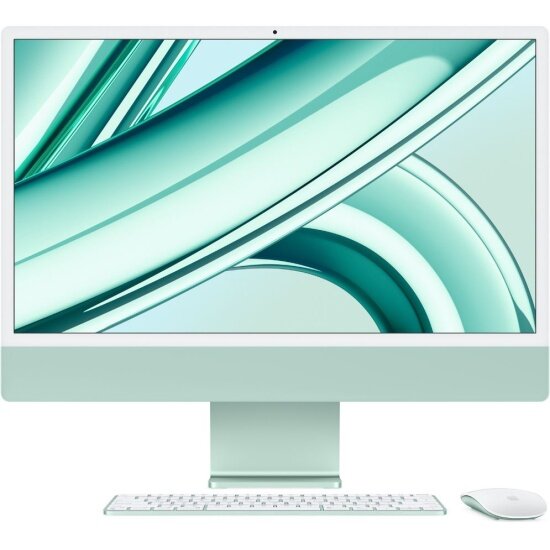 Моноблок Apple iMac 24" Retina 4.5K/2023/8-core M3 chip 10-core GPU/8GB/256GB SSD, Green