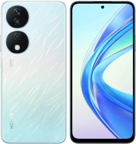 Honor X7b 8GB/128GB мерцающий серебристый