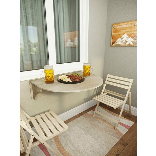 Стол кухонный раскладной Прованс на балкон 77х2468х22 стол-книжка 3583₽