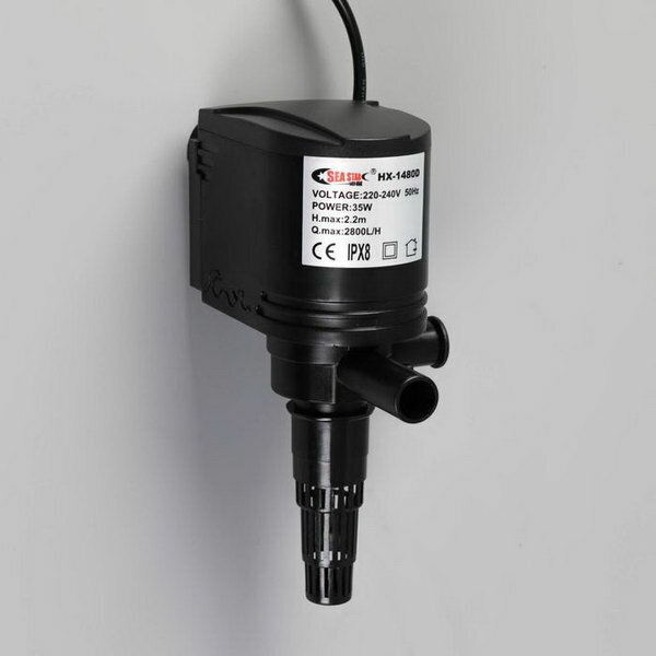 Помпа аквариумная HX-1480D, 2800 л/ч, 35 Вт, высота подъема воды 2.2 м