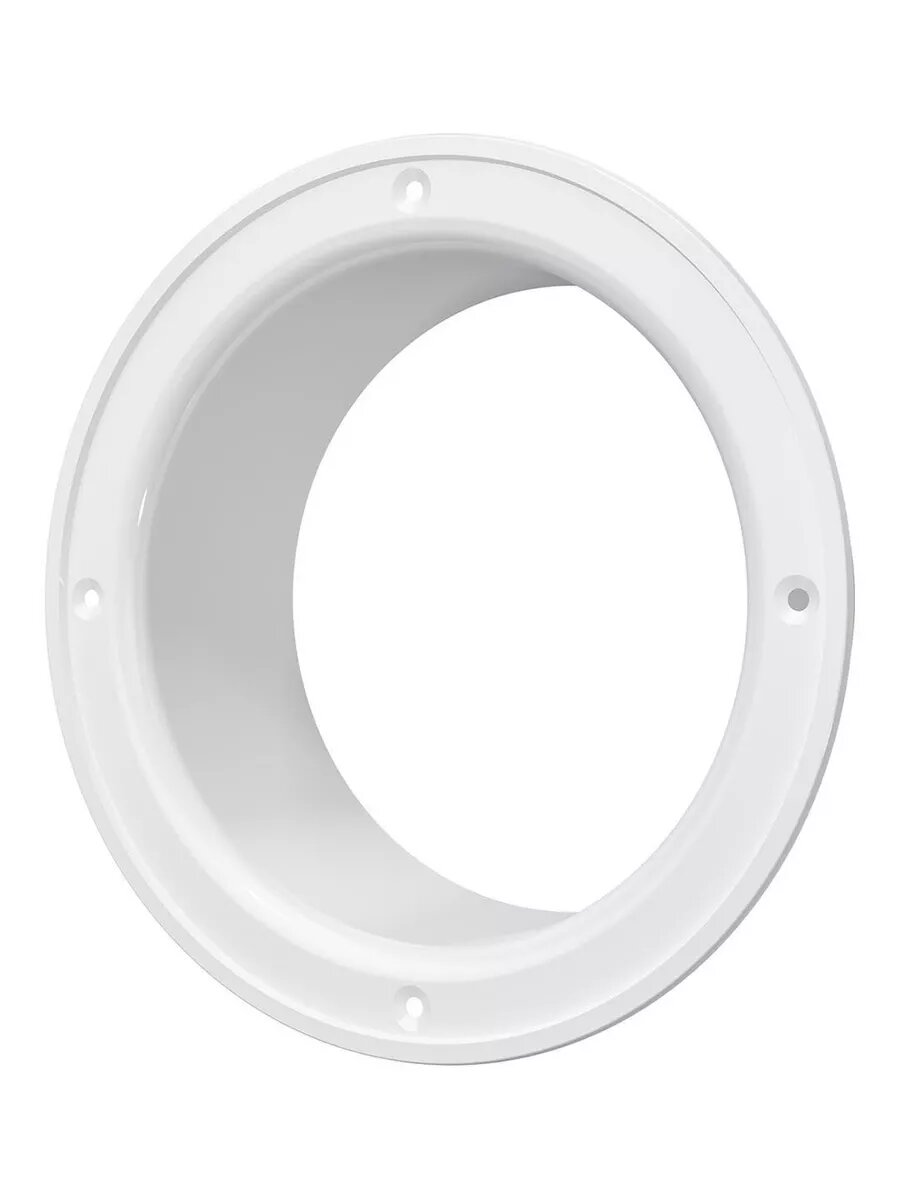 Фланец ERA 12.5Ф, пластик, для круглых воздуховодов, 125 мм, белый — фото 1