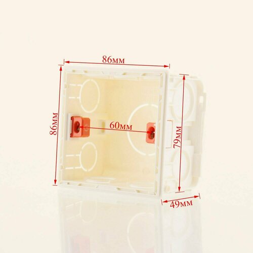 Подрозетник квадратный монтажная коробка для Xiaomi Aqara 60 189₽