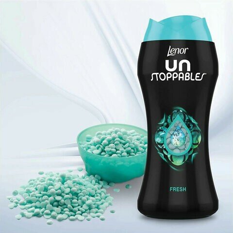Кондиционер для белья в гранулах, 210 г, LENOR UN STOPPABLES "Fresh", свежесть — фото 1