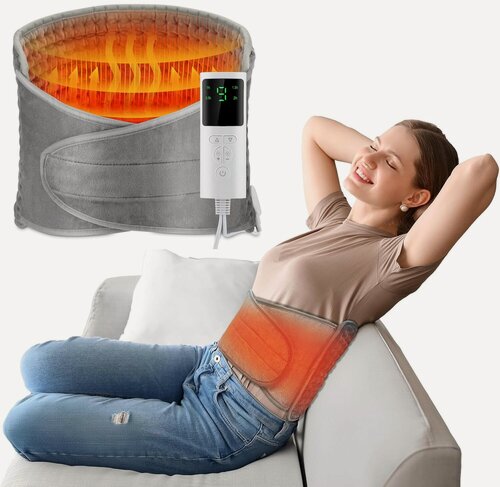 Изображение товара Грелка-пояс электрическая с обогревом для поясницы, шеи, спины, плеч, живота