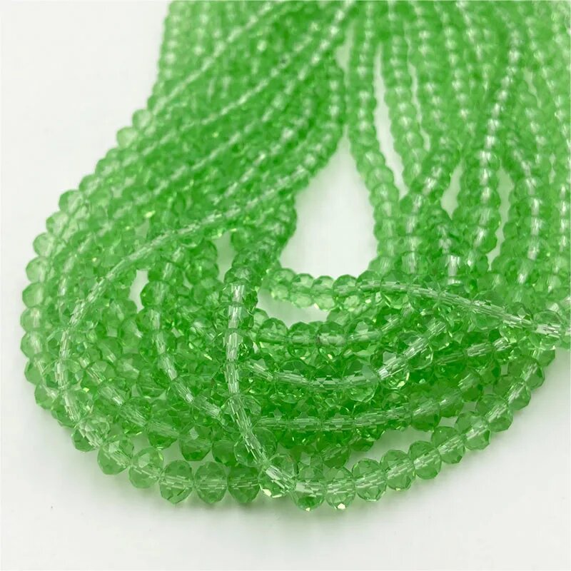 Хрустальные бусины Blue Green 2 3 4 6 8 мм для рукоделия Изумрудный 2mm approx 170pcs