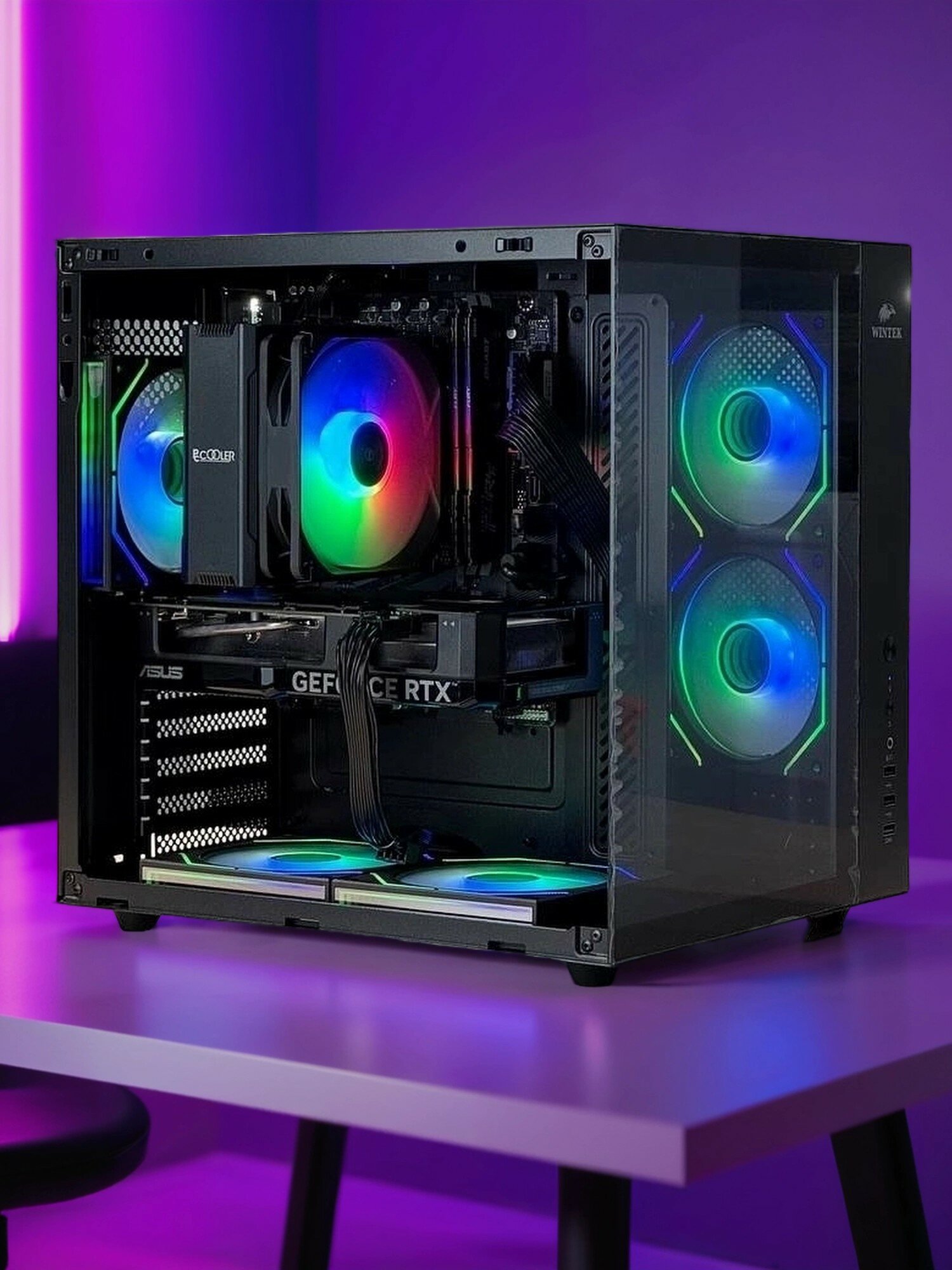 Игровой ПК ( AMD Ryzen 5 5600X / NVIDIA GeForce RTX 5060 / 32 ГБ ОЗУ / 1 ТБ SSD M2 ) (игровой компьютер, системный блок)