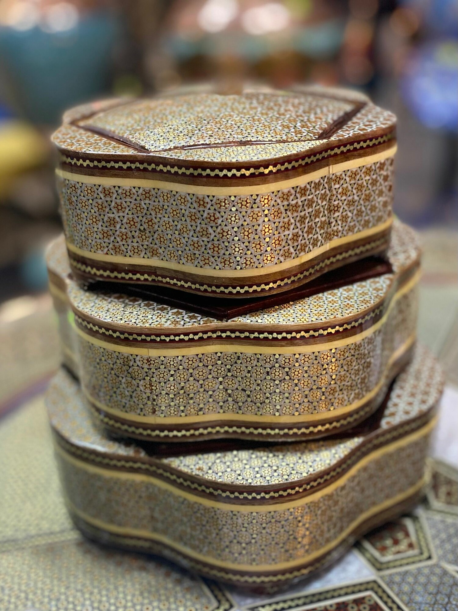 Набор Конфетница Хатам Ручная работа Иран