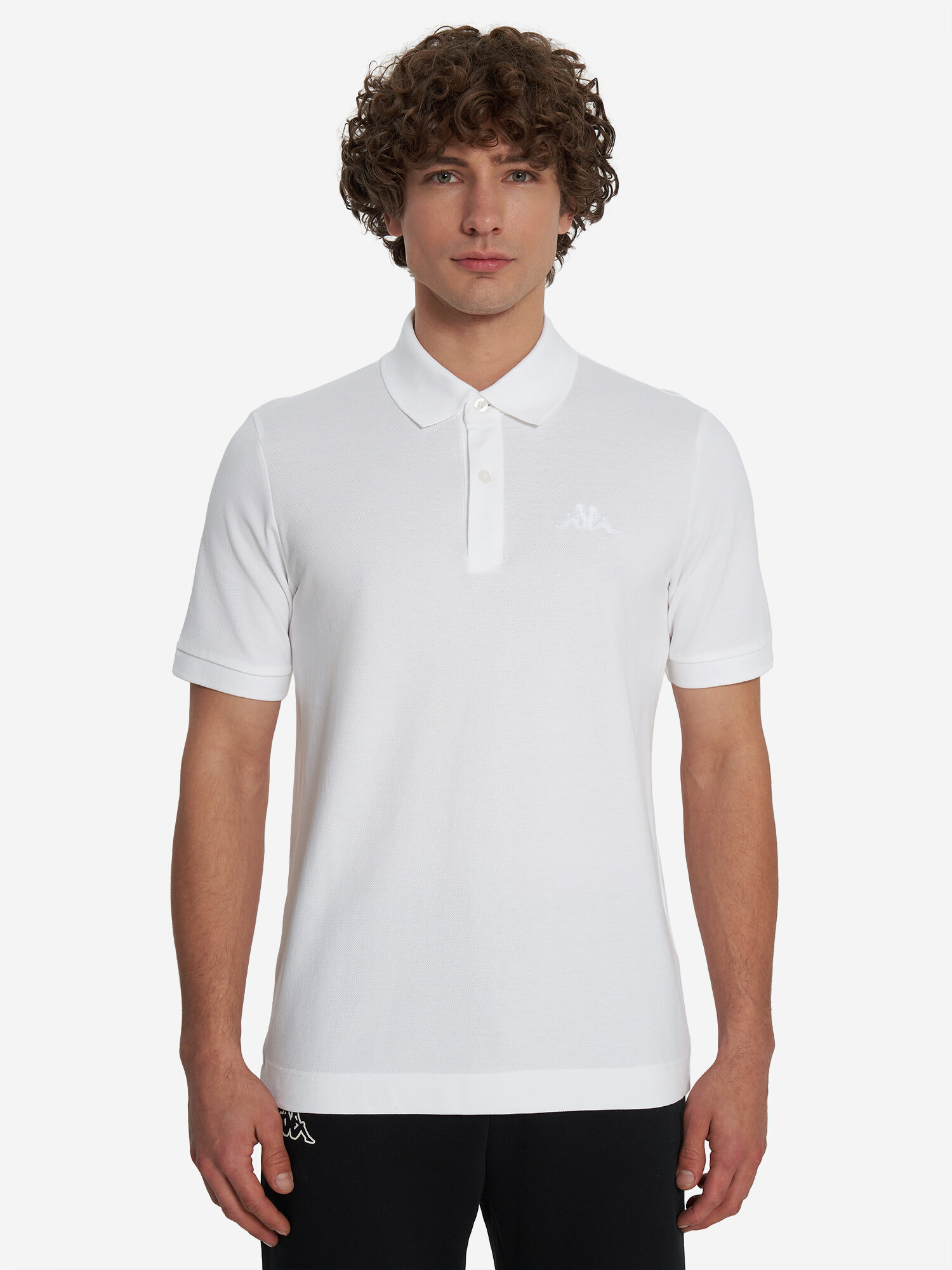 Поло Kappa, размер 50, белый — фото 1