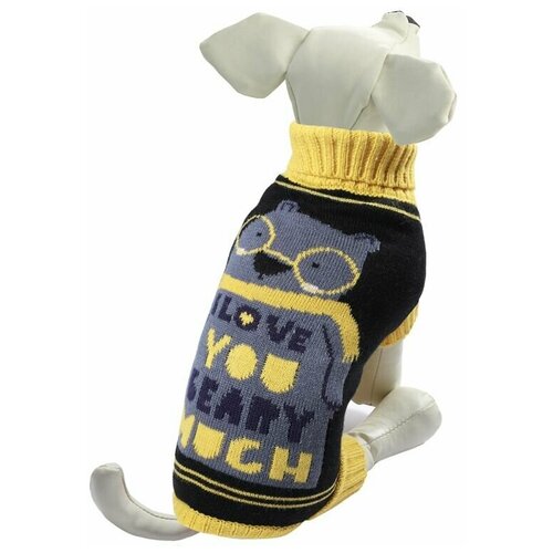 Свитер Triol Мишка для собак, XS 20см, желто-черный