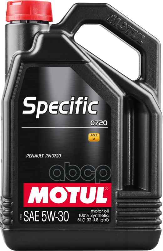 MOTUL Масло Моторное 5W30 Motul 5Л Синтетика Specific Rn 0720 С4/А3/В4