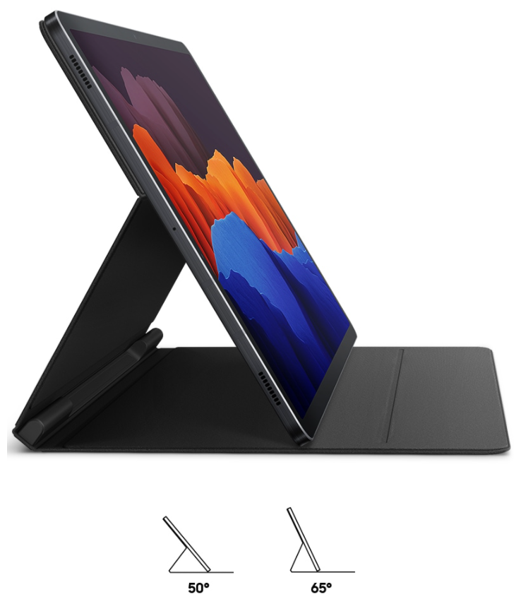 Чехол для планшета SAMSUNG Book Cover, для Samsung Galaxy Tab S7, темно-синий [ef-bt870pnegru] - фото №7