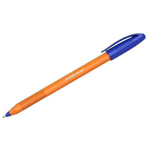 Ручка шариковая Erich Krause Ultra Glide U-108 Orange (0.3мм, синий цвет чернил, оранжевый корпус) 1шт. (47582)