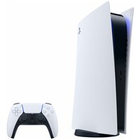 Игровая приставка Sony PlayStation 5 Digital Edition, без дисковода, 825 ГБ SSD, без игр, белый