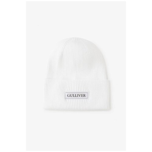 фото Шапка вязаная gulliver 22109gjc7304 белый 56-58