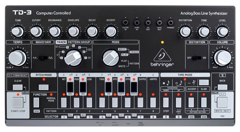 Синтезаторы Behringer TD-3-BK