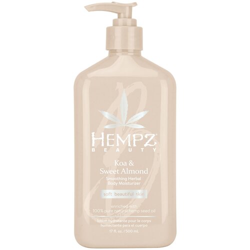 Молочко hempz koa  sweet almond smoothing herbal moisturizer