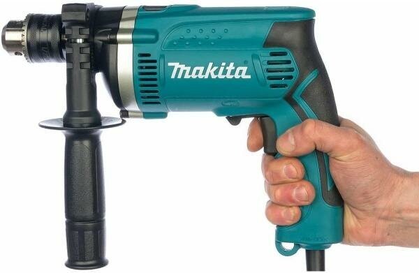 Набор инструментов MAKITA DK0123 дрель HP1630+ушм GA5030 - фотография № 19