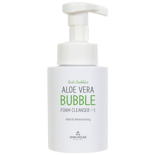 The Skin House пенка для умывания с экстрактом алоэ, 300 мл пенка для лица the skin house aloe vera bubble foam 300 мл