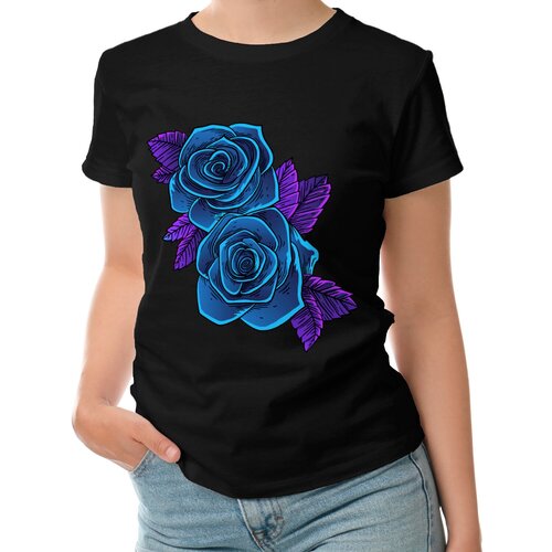 фото Футболка roly, размер s, черный