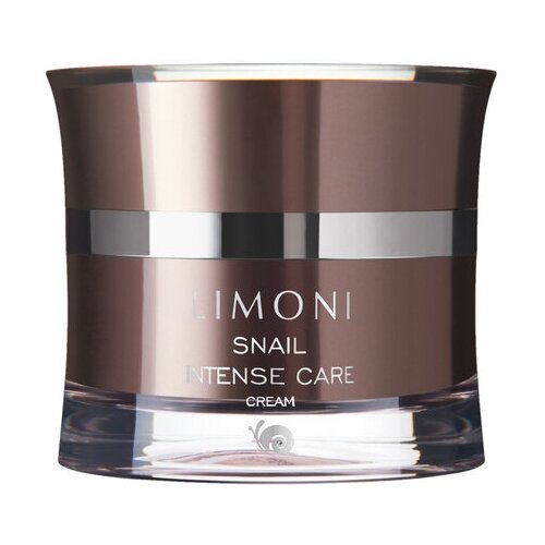 Крем для лица с муцин улитки интенсивный увлажняющий против морщин Snail Intense Care Cream LIMONI 50 мл