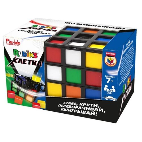 Купить Настольная игра Rubik's Клетка Рубика, белый/зеленый/оранжевый/желтый/черный/красный/синий, пластик