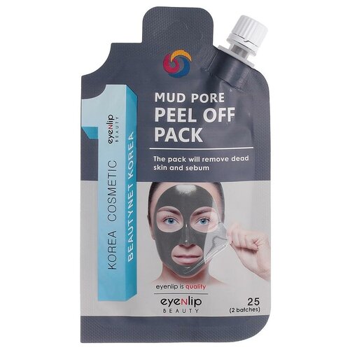 Eyenlip Очищающая маска-плёнка Mud Pore Peel off Pack, 25 г