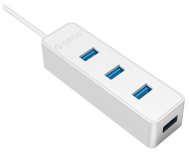 USB-концентратор Orico W5PH4-C3-10 (Type-C, 4xUSB3.0) (белый)