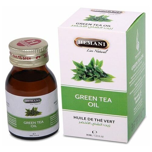 Hemani Масло для тела зеленого чая, 30 мл