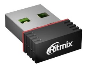 Wi-Fi адаптер RITMIX RWA-120 USB, черный