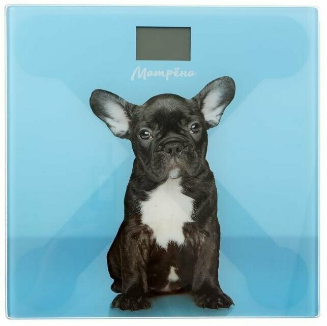 Весы напольные "матрена" МА-090, электронные, до 180 кг, рисунок "собака" - фотография № 2