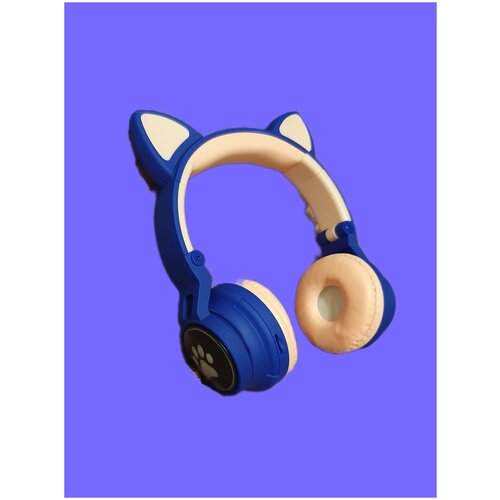 Наушники Headset Way To Teach kt 43Наушники беспроводные Bluetooth CAT EARрозово-голубой 169000₽