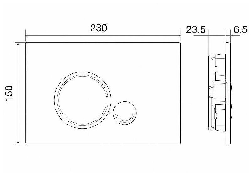 Кнопка смыва BelBagno Sfera BB016-SR-CHROME.M - фотография № 7