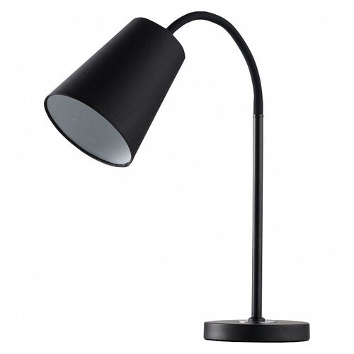 фото Настольная лампа декоративная demarkt, 1х25w, черный, размеры (мм)-150x500x350, плафон - черный de markt