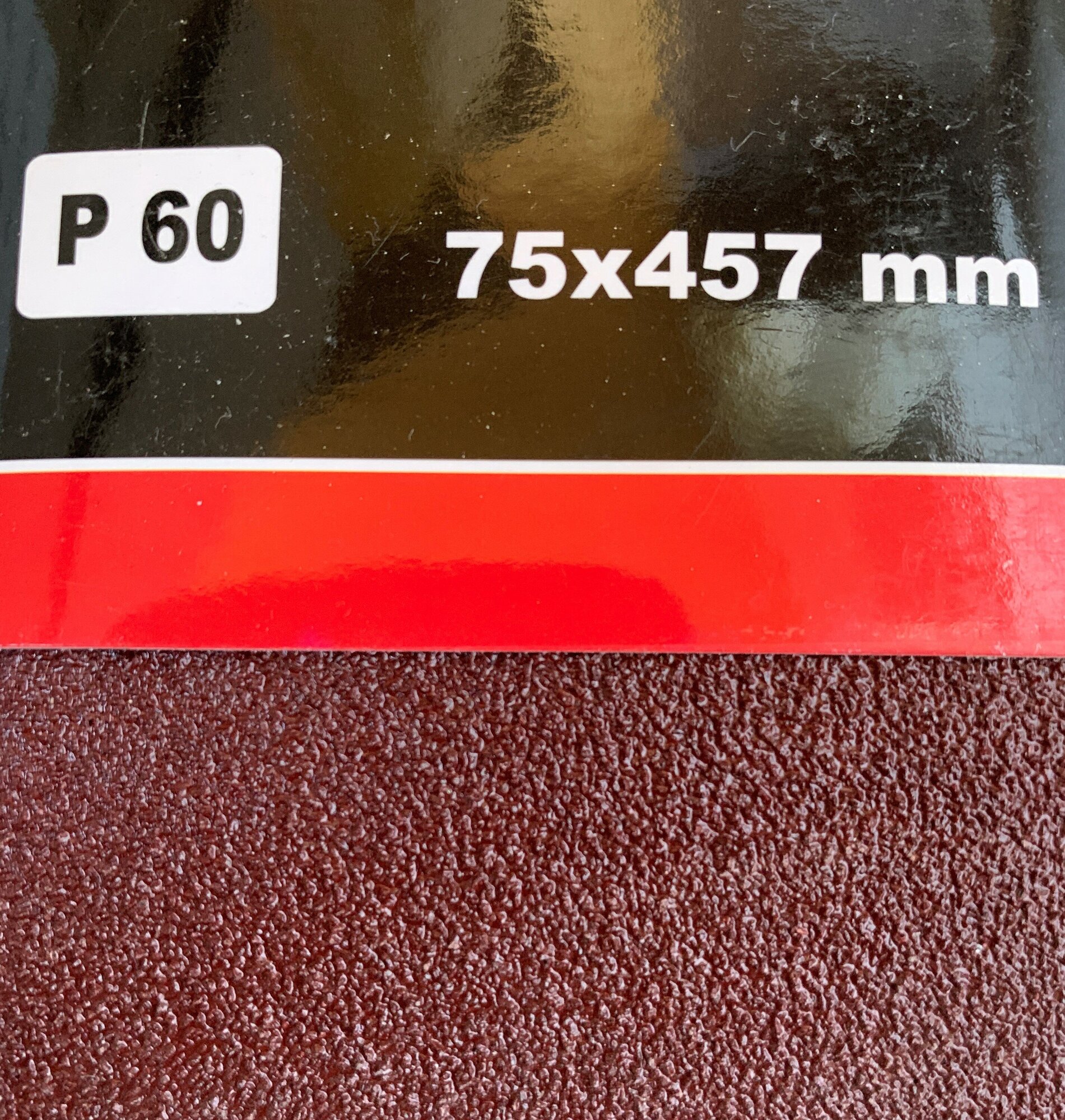 Лента шлифовальная бесконечная, 75х457 мм, Р60 (3 шт) "Schach" - фотография № 3