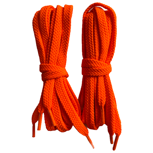 фото Шнурки оранжевые плоские 80см (2 пары) нет бренда