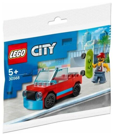 Конструктор Lego City 30568 Конструктор LEGO City 30568 Городской скейтбордист