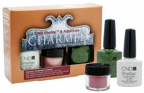 CND Набор для маникюра Charmed Limited Collection, 7.3 мл, Collection №1