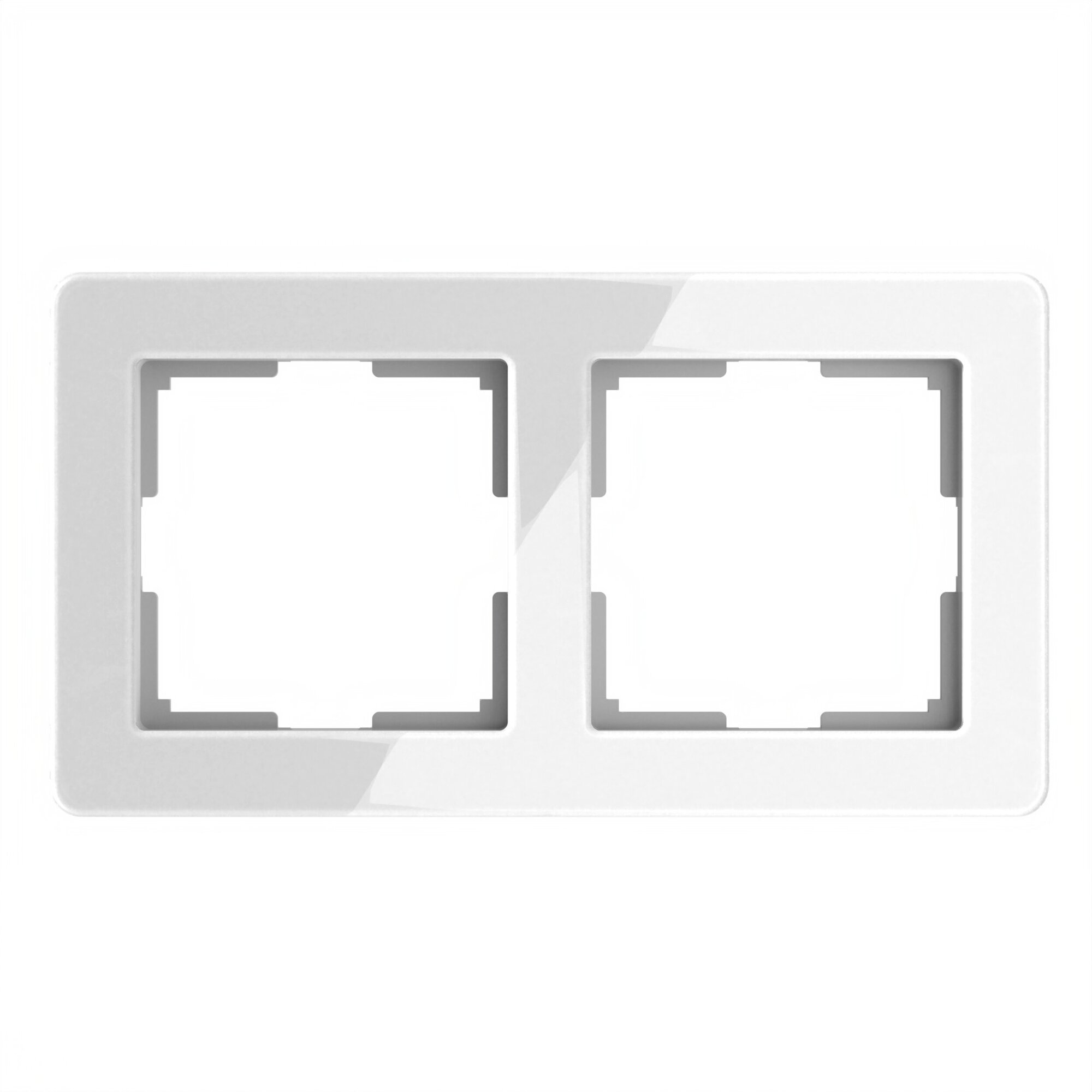 (1 шт.) Werkel Acrylic Белый Рамка 2-аяW0022701 / a059314 - фотография № 8