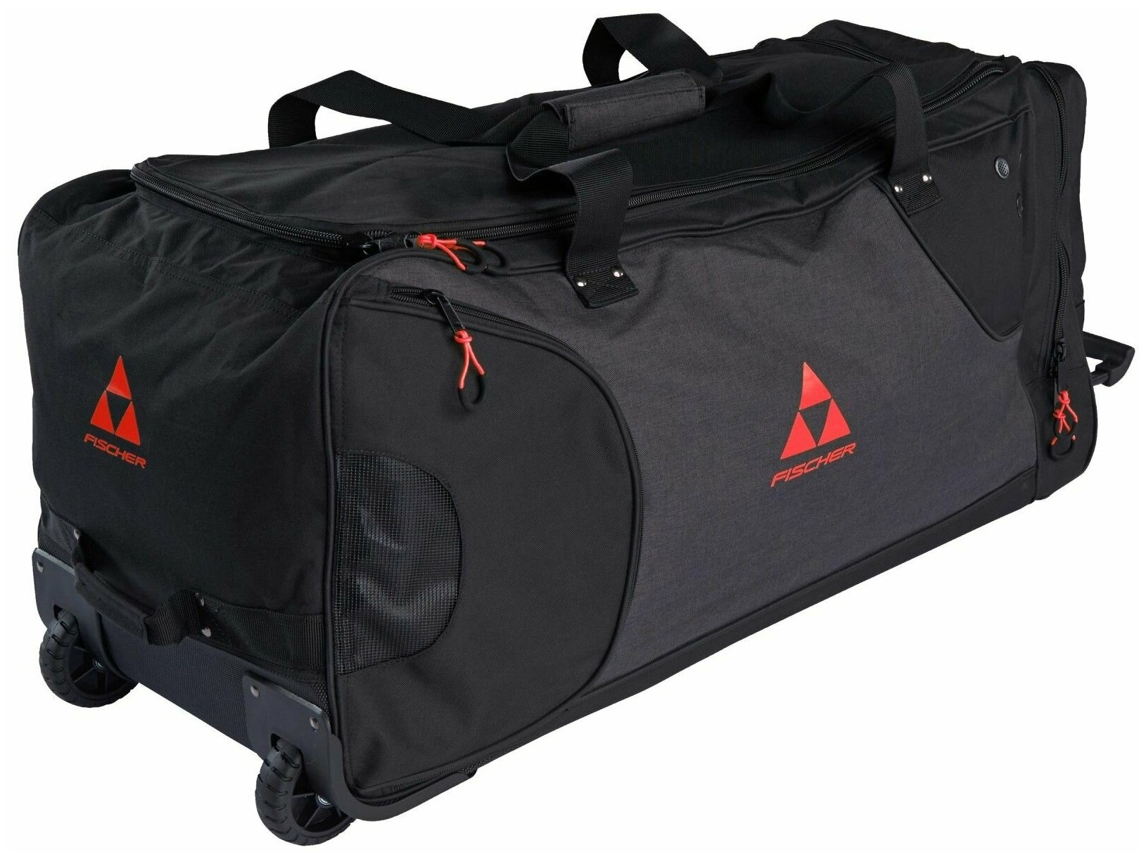 Баул Хоккейный На Колесах Fischer Player Wheel Bag 2022 36" (Jr) (Blk/Red)