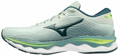 Кроссовки Mizuno Wave Sky 5, размер 41 RU, голубой, бирюзовый