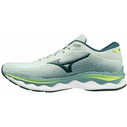 Кроссовки Mizuno Wave Sky 5, размер 41 RU, голубой, бирюзовый