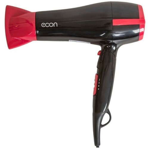 Фен ECON ECO-BH220D 2200 Вт черныйкрасный 351400₽