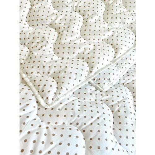 COROCOCO одеяло Коричневый горошек 110х140 см Бамбук 300 гр 1995₽