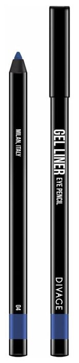 Divage Карандаш для глаз гелевый Gel Liner, Тон 04